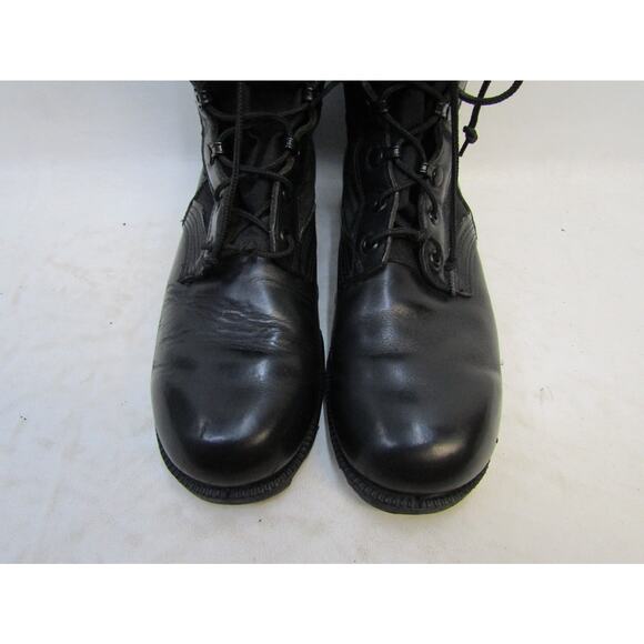 Ro Search Mens Size 7 R Black Leather Soft Toe Lace Up Tactical Work Boots main image 5
